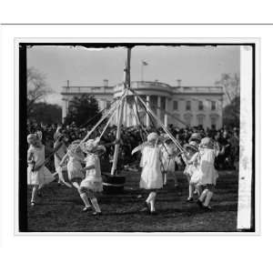  Historic Print (M) May Pole dance, Easter egg rolling, 4 