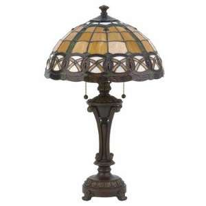 Lite Source C4172 Polare   Two Light Table Lamp, Brush Antique Gold 