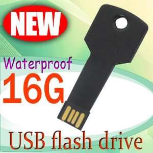  New 16GB Metal Key Shape USB 2.0 Flash Memory Pen Drive Stick Thumb 