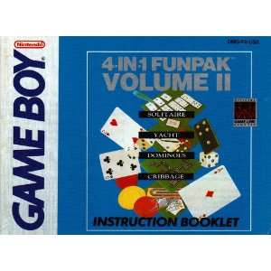  4 IN 1 Funpack Volume II GB Instruction Booklet / Manual 