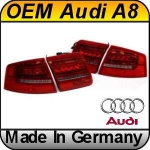 OEM Audi S8 A8 D3 LED Rear Taillight Facelift 08 NEW  
