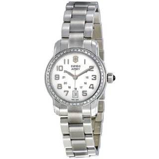   Swiss Army Womens 241057 Mother Of Pearl Dial Diamond Bezel Watch