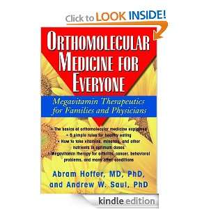   for Everyone 1 Abram Hoffer Md Phd  Kindle Store