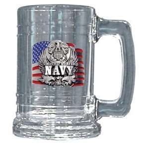 United States Navy Glass Tankard 