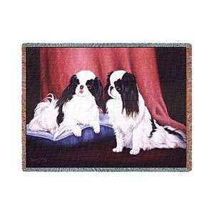  Japanese Chin Tapestry Afghan: Home & Kitchen