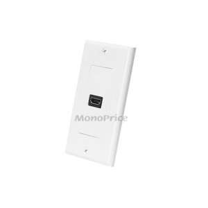   HDMI w/ Ethernet 90 Degree   Single Port (1P)   White Electronics