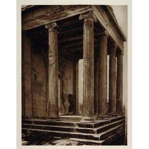  1928 Erechtheum Acropolis Athens Ancient Greece Greek 