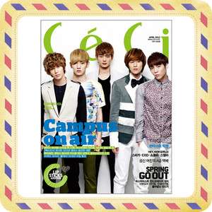 CeCi] April 2012 Korean Magazine K Pop SHINEE, BIG BANG, EXID w/ Free 
