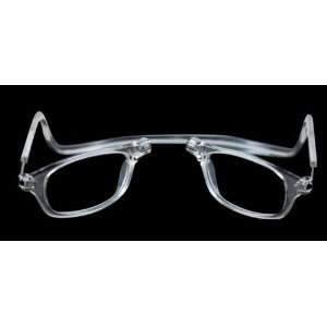   Adjustable Front Connect Reader Glasses With/ 225 Strength   Clear