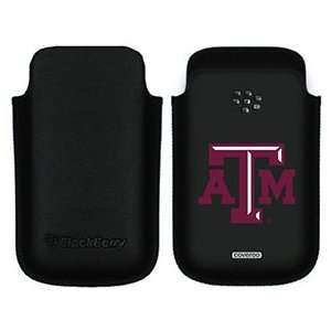  Texas A&M University ATM on BlackBerry Leather Pocket Case 