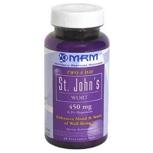  MRM St. Johns Wart Vegetarian Capsules, 450 mg, 60 Count 