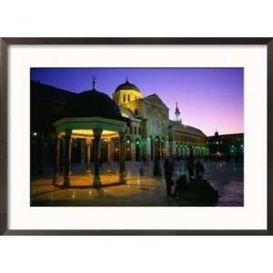  Courtyard of Umayyad Mosque at Sunset, Old City, Damascus 