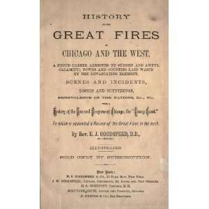   Of The Great Fires In The Past E. J. (Edgar Johnson) Goodspeed Books