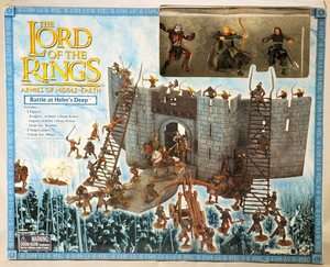 LOTR AOME Battle at Helms Deep armies middle earth set New MIB Lord 