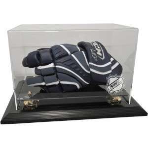  Hockey Player Glove Display Case, Black   NHL Equipment 