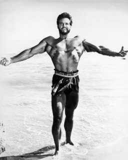 STEVE REEVES HERCULES UNCHAINED BARECHESTED MUSCLE HUNK POSE 24X36 