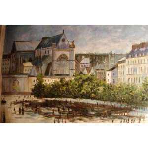   inch Claude Monet Oil Painting St Germain L Auxerrois