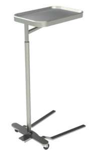 UMF SS8310 Stainless Steel Foot Control Mayo Stand  