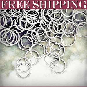 30g Silver Plated Jump Rings 7mm Approx 450 Pcs JR014  
