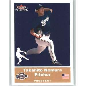  2002 Fleer Tradition Update #U14 Takahito Nomura SP RC 
