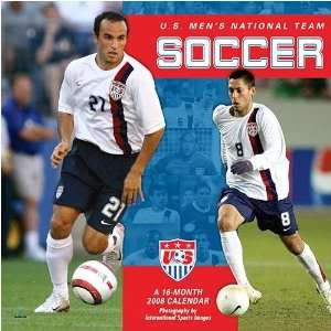  Soccer U.S. Mens National Team 2008 Wall Calendar Office 