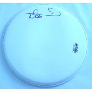  Iron Maiden Autographed Niko McBrain Signed Drumhead 