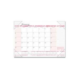 as 1 EA   Breast Cancer Awareness Desk Pad features a monthly calendar 