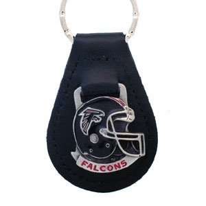 Atlanta Falcons Small Leather Key Ring 