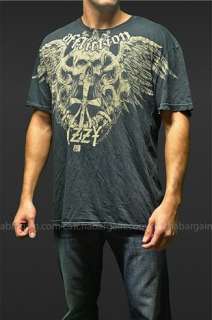   Lava Wash. Grinded Edges. This is an Official Affliction Signature Tee