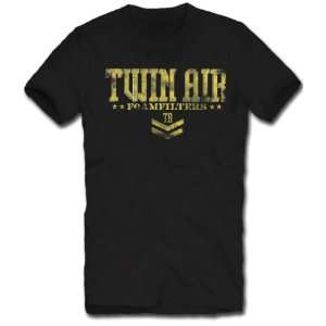  Twin Air Black X Large Short Sleeve Military Tee 