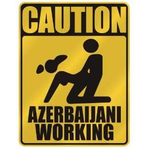   CAUTION  AZERBAIJANI WORKING  PARKING SIGN AZERBAIJAN 