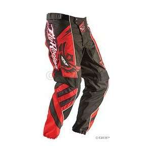  Fly Racing F 16 Protective Pant: Red/Black; Size 26 