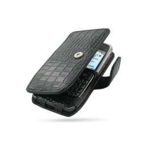  PDair B41 Black Crocodile Leather Case for Nokia E71 