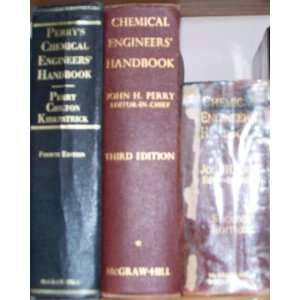   Handbook (Chemical Engineering Series) John H. (Editor) Perry Books