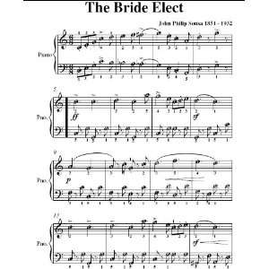   Elect March Sousa Easy Piano Sheet Music John Philip Sousa Books