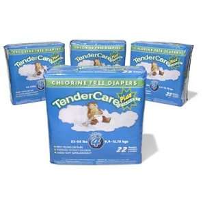  Tender Care Diapers   Convenience Pack   Case of 4 Large 