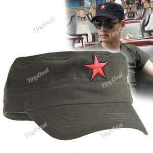   Star Embroidered Military Cadet Chinese Army Cap Hat NCP 46165  
