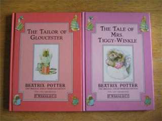 Lot 2 The Tale of Mrs Tiggy Winkle/The Tailor of Gloucester by Beatrix 