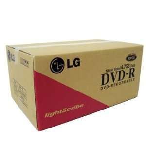  600pcs LG DVD R 16x Lightscribe Printable Disc 