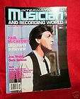 Paul McCartney cover 1983 International Musician Record