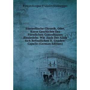    Capelle (German Edition) Fintan Kaspar Fridolin Steinegger Books