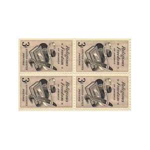 Bible, Hat and Quill Pen Set of 4 X 3 Cent Us Postage Stamps Scot 