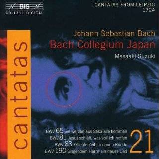   190) /Bach Collegium Japan * Suzuki Audio CD ~ Bach Collegium Japan