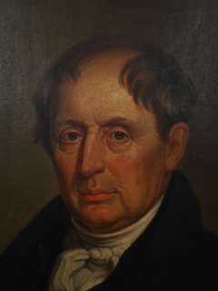   American Folk Art Painting Portrait Of Gentleman WM Richmond  