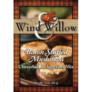 Wind & Willow Bacon Stuffed Mushroom Appetizer Mix, Pack of 6:  