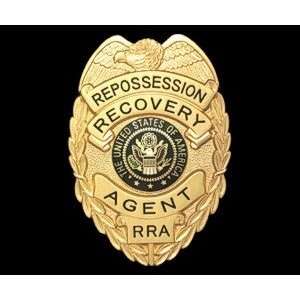 435 Repossession Recovery Agent Badge Set  Sports 