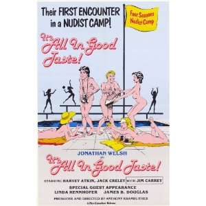  All in Good Taste Movie Poster (11 x 17 Inches   28cm x 