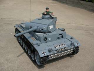 Panzer Kampfwagen III RC Tank With Smoke And Sound 1/16  