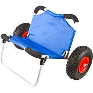 Hybrid Wide Hull Kayak & Canoe Dolly Cart with Seat:  