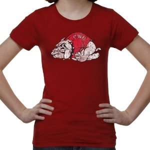  Gardner Webb Bulldogs Youth Distressed Primary T Shirt 